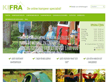 Tablet Screenshot of kifra.nl